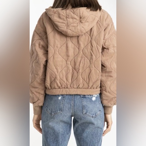 Blank NYC Quilted Hooded Jacket - Picture 2 of 6